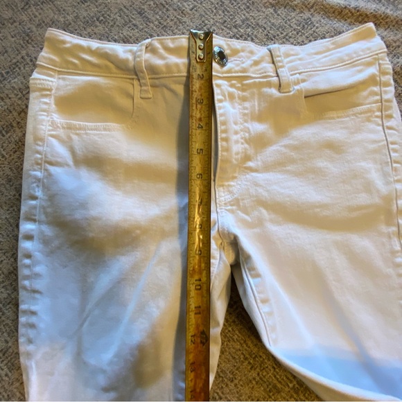 American Eagle Jegging Jeans White Denim size 10 30 - Picture 6 of 12